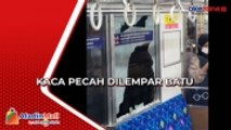 Terjadi Lagi! Kaca KRL Pecah Dilempar Batu OTK  di Jakarta Timur