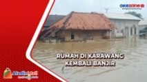 Baru 1 Hari Surut, Ratusan Rumah di Karawang Kembali Banjir