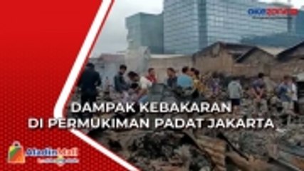87 Bangunan Terbakar di Petojo Selatan, 113 KK Terdampak