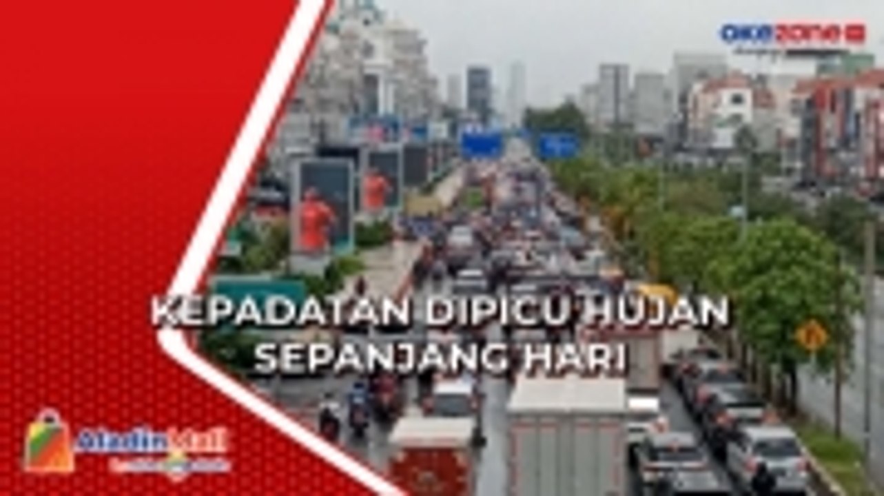Jalan Protokol Ibu Kota Padat Merayap di Awal P...