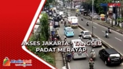 Lalin Ciputat Arah Lebak Bulus Padat Merayap di Awal Pekan