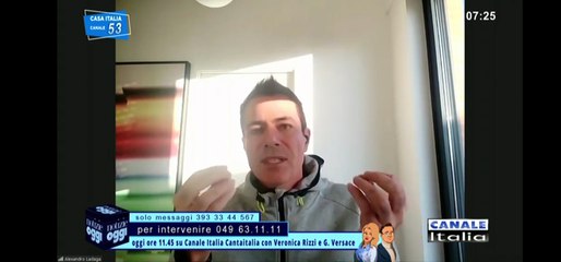 Canale Italia - Notizie Oggi. Il Giornalista Vito Monaco intervista l'imprenditore Alexandro Ladaga