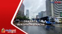 Arus Lalu Lintas di Jakarta Terpantau Lancar, Cuaca Gerimis