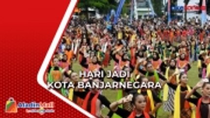 Hari Jadi Kota Banjarnegara, Seribu Pelajar Lakukan Tarian Massal