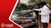 Viral, Video Mensos Tri Rismaharini Cuci Mobil Mandiri Banjir Komentar