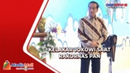 Hadiri Rakornas PAN, Kelakar Jokowi: Saya Tak akan Mengabsen Capres dan Cawapres