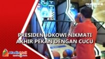 Seru! Presiden Jokowi Beradu Memasukkan Bola Basket dengan Jan Ethes di Semarang