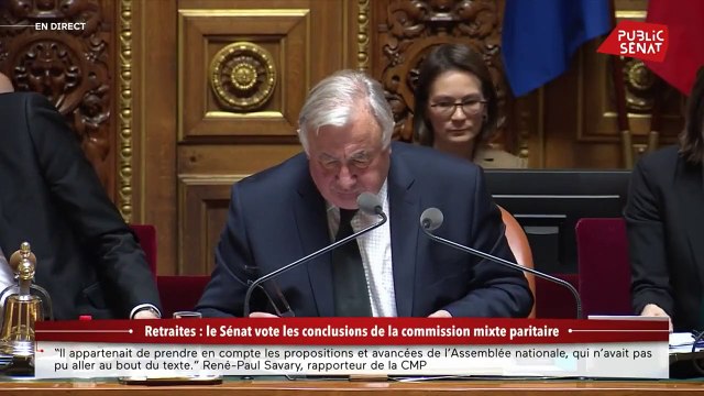 Réforme des retraites - Regardez le résultat du vote du texte qui s’est déroulé ce matin au Sénat avec 193 voix pour et 114 contre - VIDEO