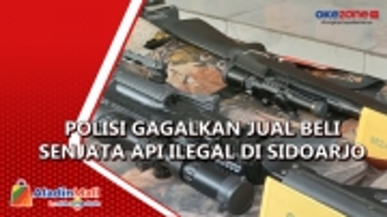 Polisi Bongkar Praktik Jual Beli Senjata Api Ilegal Di Sidoarjo 9 Unit