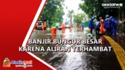 Kawasan Senen Kebanjiran, Lurah Salahkan Antrean Air di Gunung Sahari