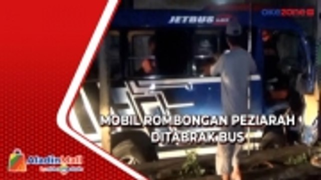 Mobil Rombongan Peziarah Ditabrak Bus di Jombang, Belasan Orang Luka-Luka