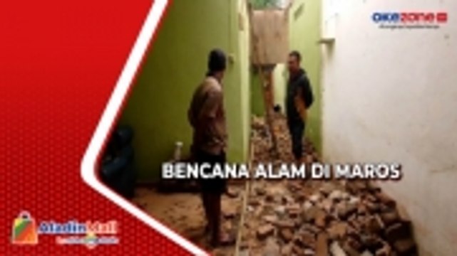 Puluhan Rumah di Maros Rusak Diterjang Angin Kencang