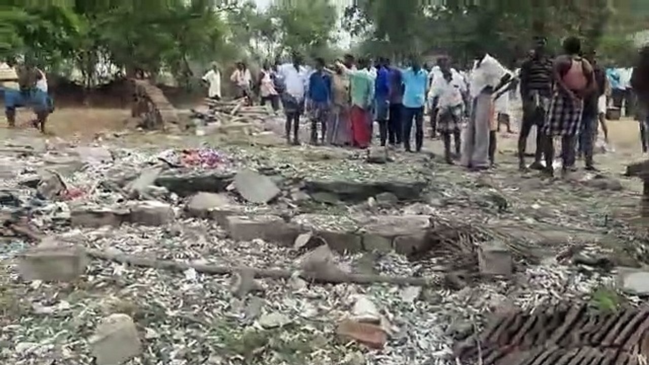 धर्मपुरी में पटाखा फैक्ट्री में हुआ विस्फोट, दो लोगों की मौत, अन्य घायल