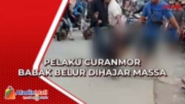 2 Pelaku Curanmor Babak Belur Dihajar Massa di Bogor, Warga Seret Pelaku ke Kantor Polisi