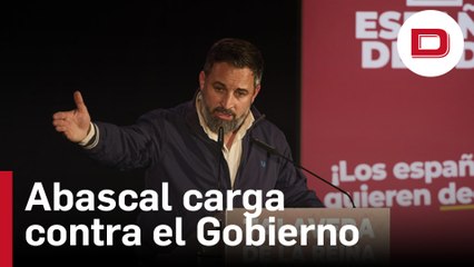 Abascal carga contra el Gobierno «de corruptos y perturbados» y erige a Vox como alternativa con ataques al PP