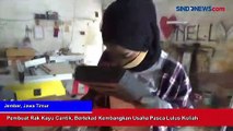 Pembuat Rak Kayu Cantik, Bertekad Kembangkan Usaha Pasca Lulus Kuliah