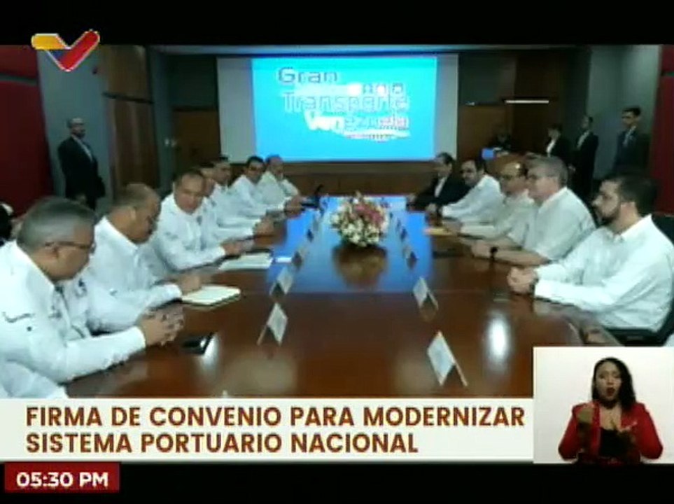 Miranda | Ministerio de Transporte firma convenio para modernizar sistema portuario nacional
