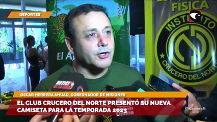 El Club Crucero del Norte presentó su nueva camiseta para la temporada 2023