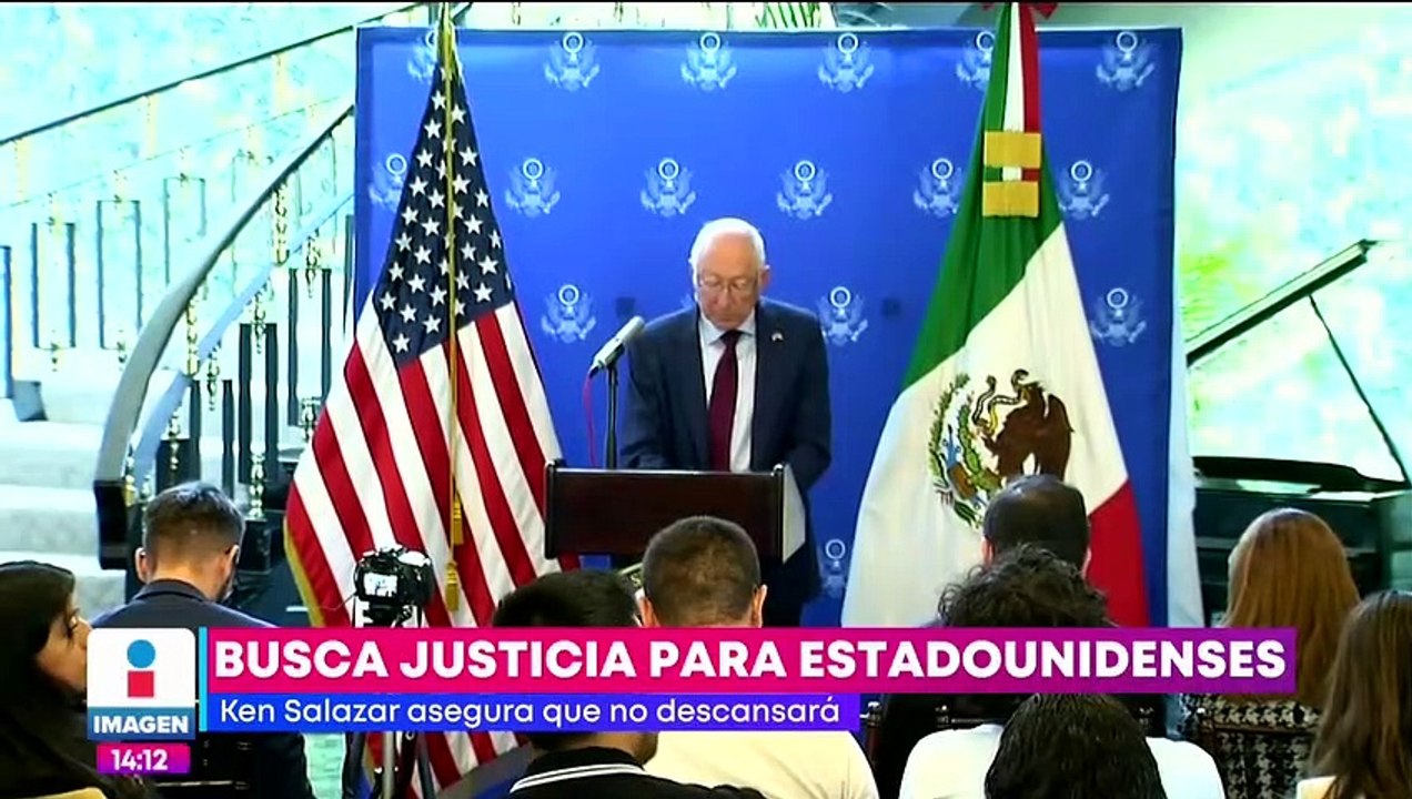 Ken Salazar busca justicia para los estadounidenses secuestrados en Matamoros