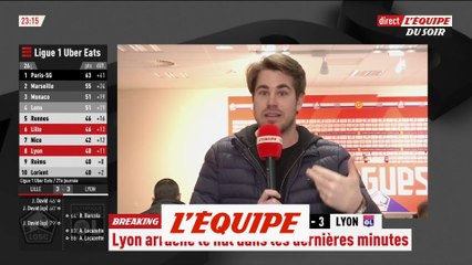 L'OL arrache le nul à Lille après un scénario fou - Foot - L1