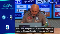 'It should be applauded more than any goal' - Spalletti praises Kvaratskhelia following Georgia protests
