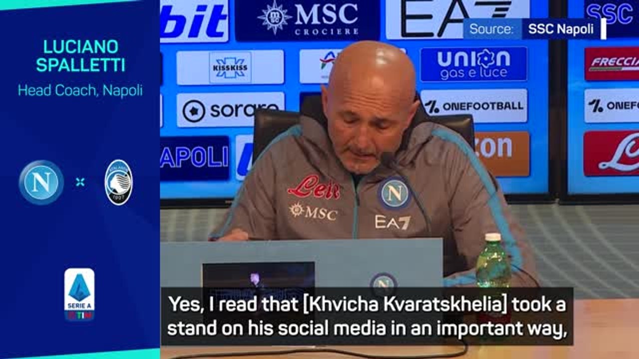 'It should be applauded more than any goal' - Spalletti praises Kvaratskhelia following Georgia protests