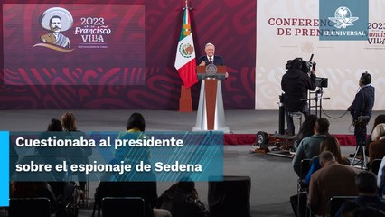 “Ustedes no van a poner la agenda”: Así respondió AMLO a la periodista Nayeli Roldán