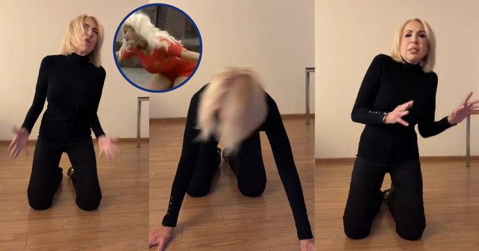 Laura Bozzo baila TQG de Shakira y Karol G
