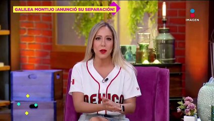 Acompañada de Tania y Legarreta, Galilea anuncia su separación
