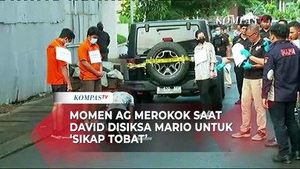 Momen AG Merokok Saat David Disiksa Dandy Sikap Tobat Sebelum Dianiaya hingga Koma