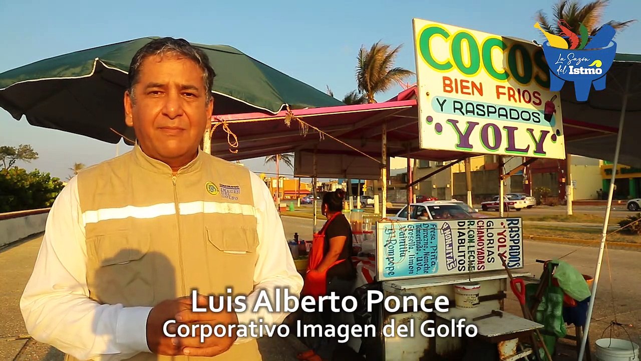 La Sazón Del Istmo; raspados y cocos en el malecón de Coatzacoalcos