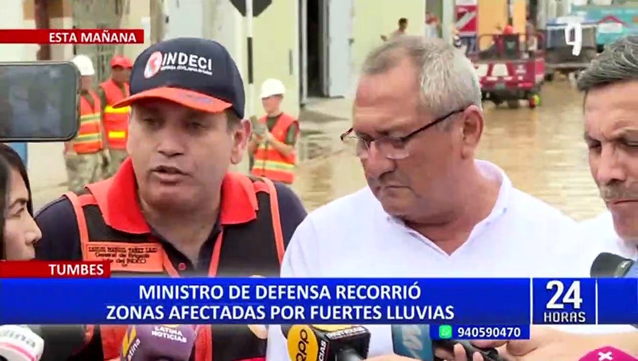 SINPAD: más de 2000 personas afectadas dejan las intensas lluvias en la región Tumbes