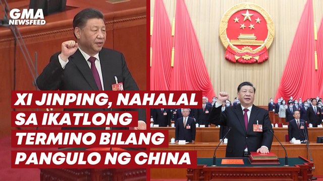 Xi Jinping gets third 5-year term as China’s president with unanimous vote | GMA News Feed