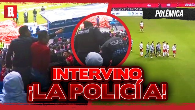 RIÑA en CANCHA y GRADAS en el Puebla vs Chivas