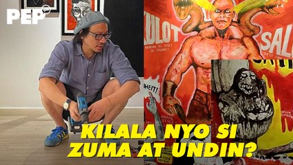 Lourd De Veyra first one-man art exhibit featuring Zuma and Undin