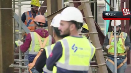 Akkuyu NGS'nin 1'inci ünitesinin türbin binasındaki çatının montajı bitti