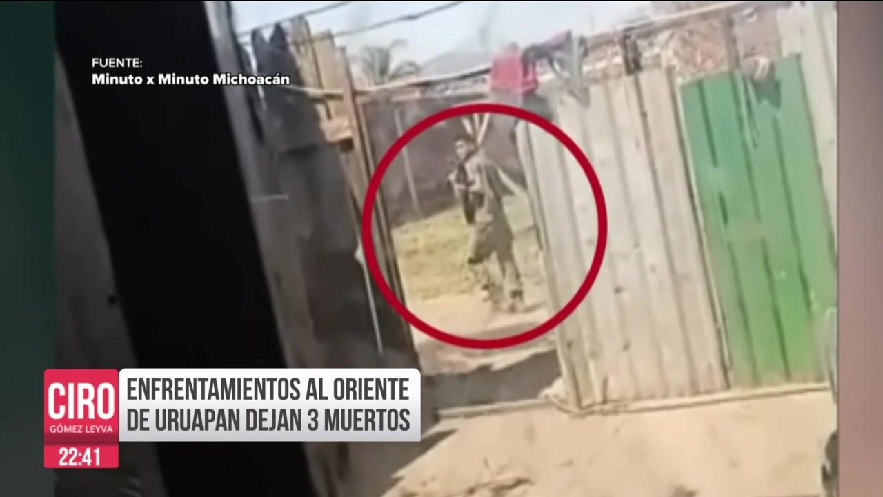 Grupos armados se enfrentaron en Uruapan, Michoacán; hay tres muertos