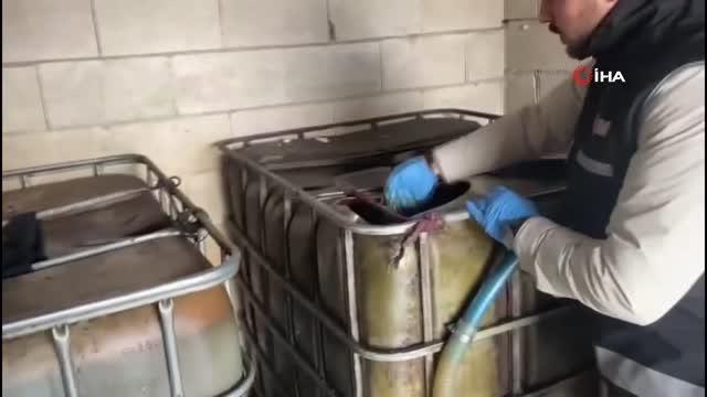 Gaziantep'te kaçakçılık operasyonu: Çok sayıda akaryakıt, nargile tütünü ve nargile likitti ele geçirildi