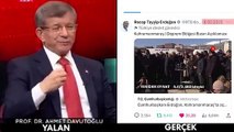 Ahmet Davutoğlu göz göre yalan söylüyor!