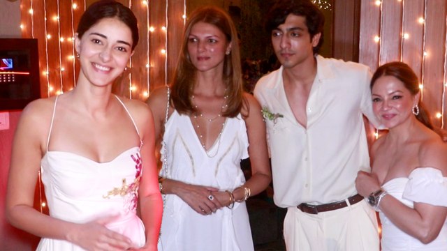 बहन अलाना पांडेय के प्री वेडिंग पार्टी में अनन्या पांडेय ने पहना वाइट गाउन, दिखी बेहद खूबसूरत