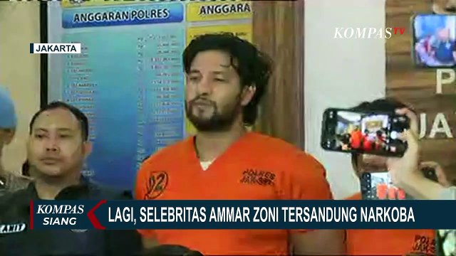 Lagi, Selebritas Ammar Zoni Ditangkap Polisi karena Narkoba