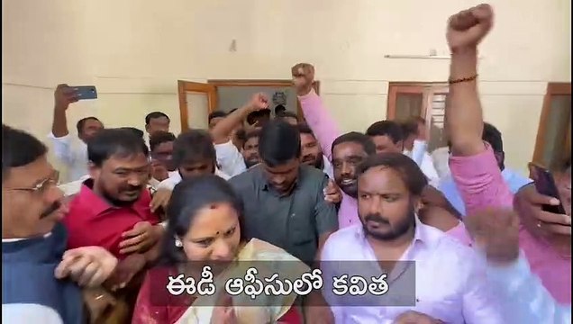 ఈడీ ఆఫీసులో కవిత | ED Investigating MLC Kavitha On Delhi Liquor Scam Case | MLC Kavitha | Disha TV