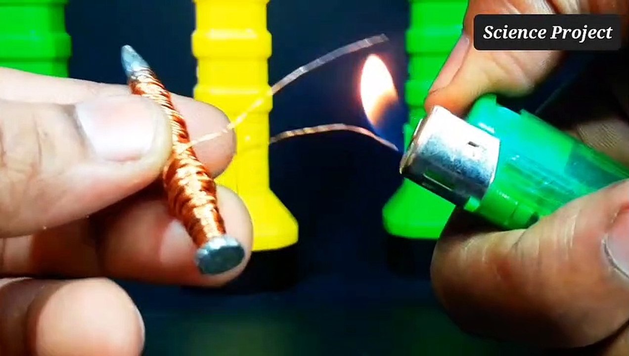Magnetic power by electricity