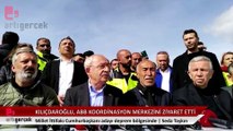 Kemal Kılıçdaroğlu, Maraş-Elbistan ABB Koordinasyon merkezini ziyaret etti |  Haber: Seda Taşkın