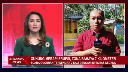 Download Video: BREAKING NEWS! Gunung Merapi di Perbatasan Yogyakarta dan Jawa Tengah Kembali Erupsi