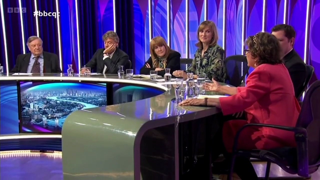 Fiona Bruce's intervention on BBC Question Time