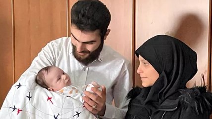 Yunus Umut bebek, 32 gün sonra anne ve babasına kavuştu