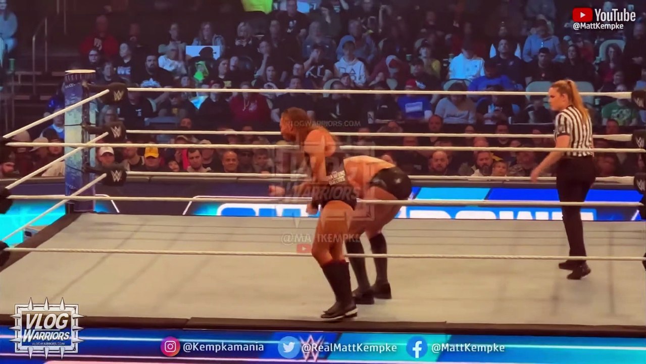 Gunther vs Butch Dark Match - WWE Smackdown 3/10/23