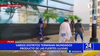Piura: reportan daños en oficinas de la Procuraduría por fuertes lluvias