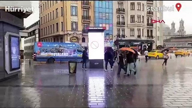 Meteoroloji tarafından yapılan hava durumu uyarılarından sonra sağanak yağış birçok yerde etkisini gösterdi